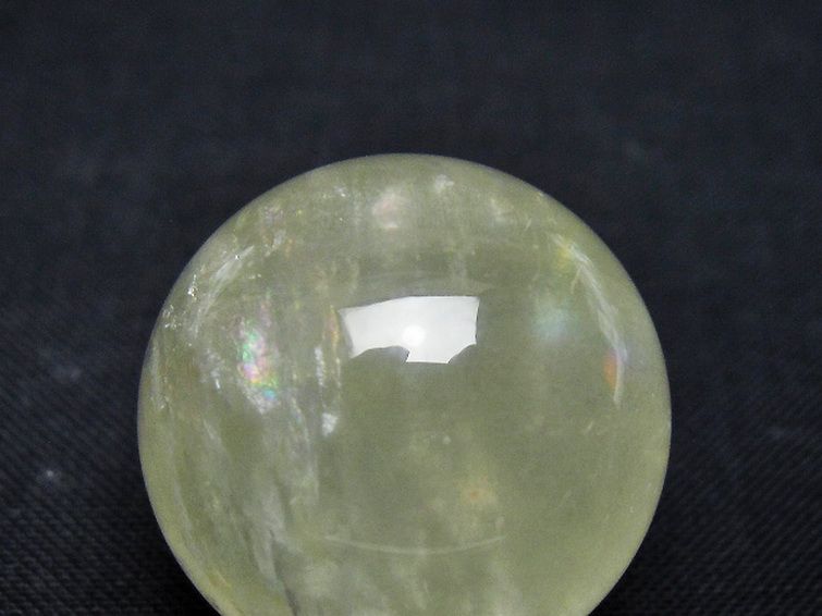 シトリン水晶丸玉 24mm [t318-6375] 2枚目