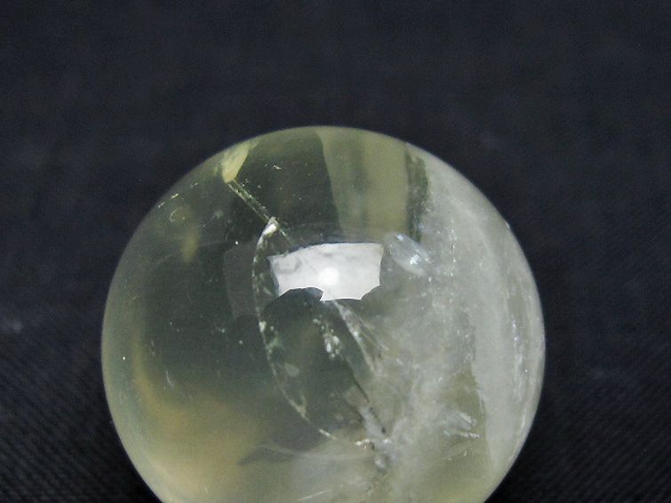 シトリン水晶丸玉 24mm [t318-6378] 2枚目