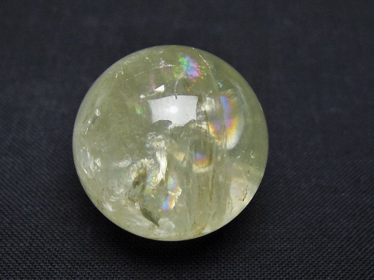 シトリン水晶丸玉 25mm [t318-6382] 1枚目