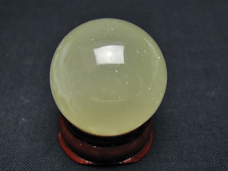 シトリン水晶丸玉 27mm [t318-6411] 3枚目