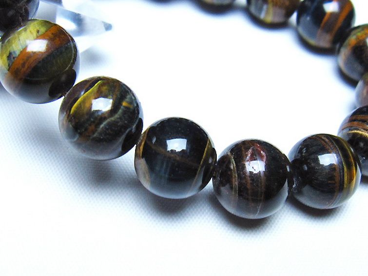 ミックスタイガーアイブレスレット 12mm [t32-7440] 3枚目