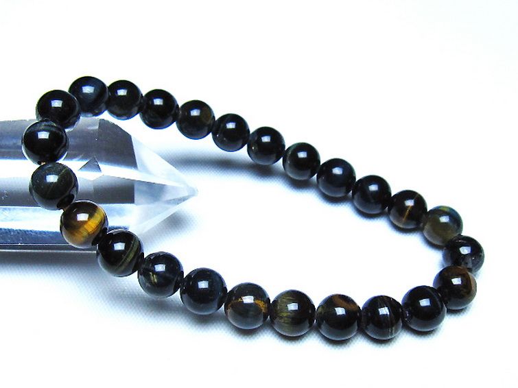 ミックスタイガーアイブレスレット 7mm [t32-7473] 1枚目