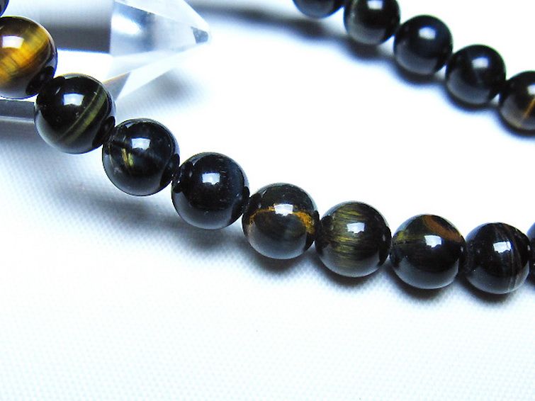ミックスタイガーアイブレスレット 7mm [t32-7473] 3枚目