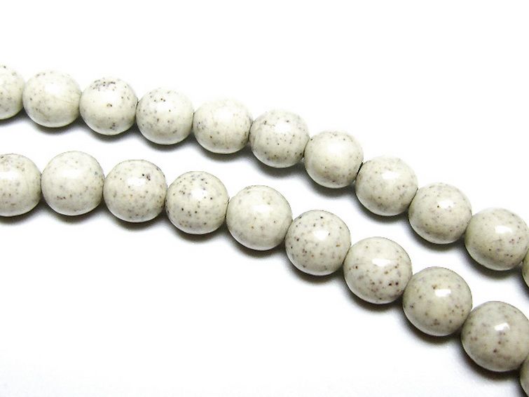 台湾産 北投石 天然ラジウム効果 ネックレス 6mm [t323-3133] 3枚目