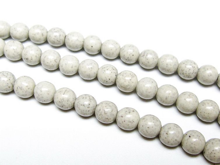 台湾産 北投石 天然ラジウム効果 ネックレス 6mm [t323-3174] 3枚目