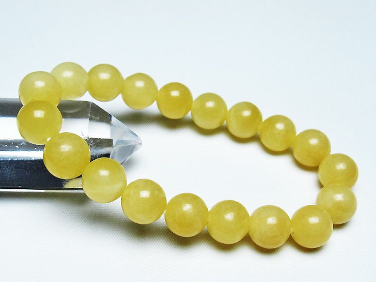 トパーズブレスレット 10mm [T326-2402] 1枚目