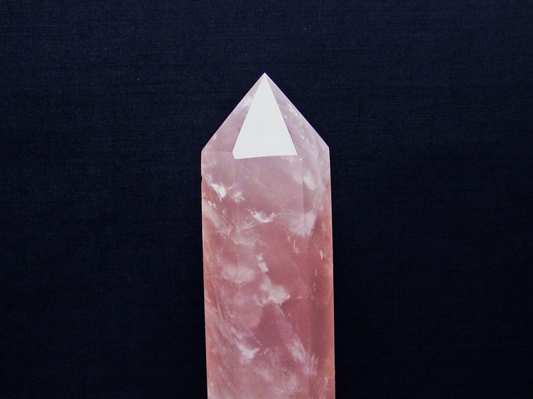 ローズクォーツ六角柱[T332-5368] 2枚目