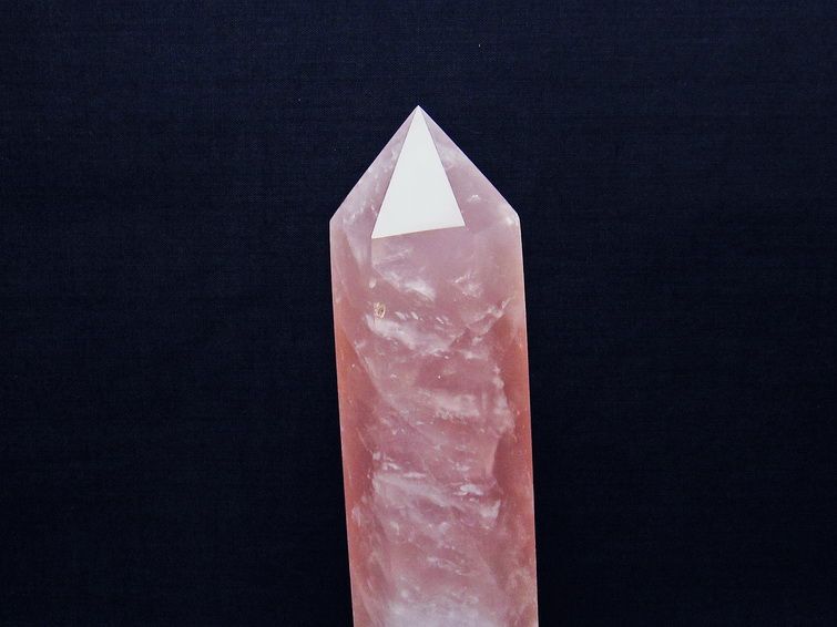 ローズクォーツ六角柱[T332-5368] 3枚目