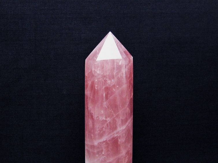 ローズクォーツ六角柱[T332-5372] 2枚目