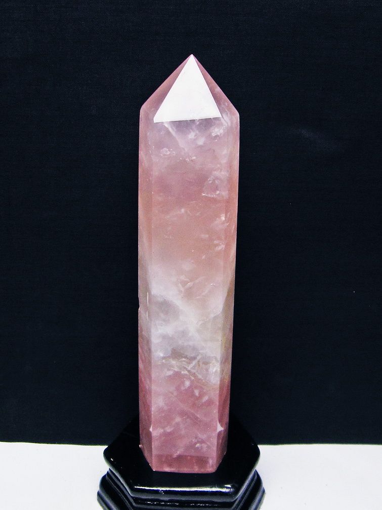 ローズクォーツ六角柱[T332-5606] 1枚目