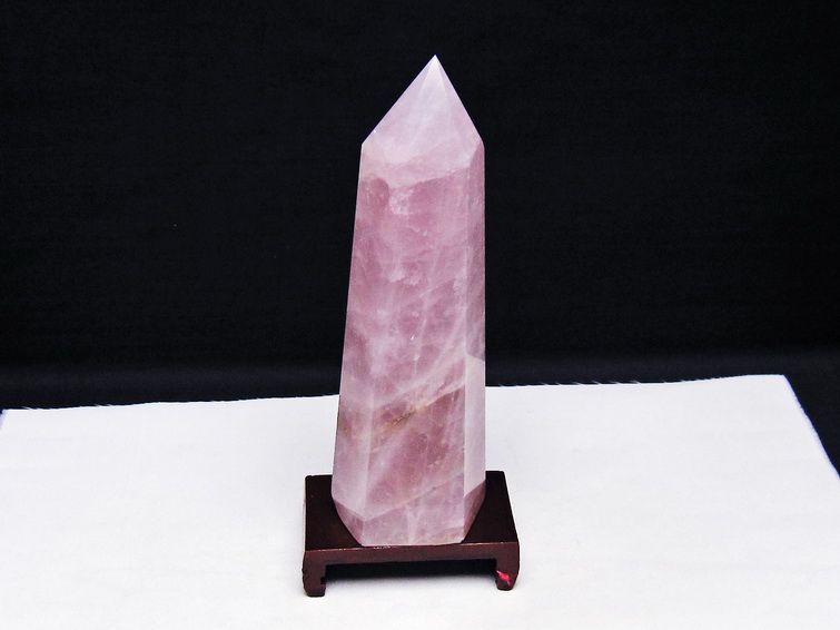 天然石　六角柱 ローズクォーツ　6キロ 3194-142.jpg