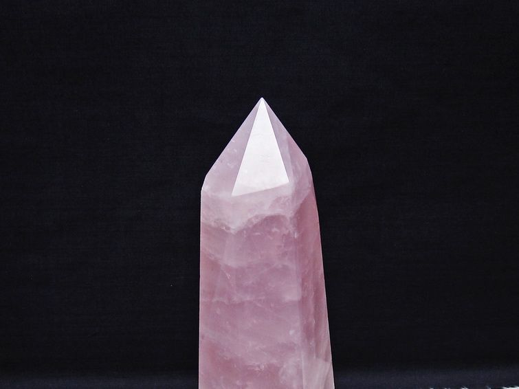 ローズクォーツ六角柱[T332-5673]