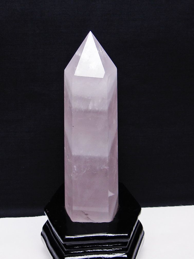 ローズクォーツ六角柱[T332-5679] 1枚目