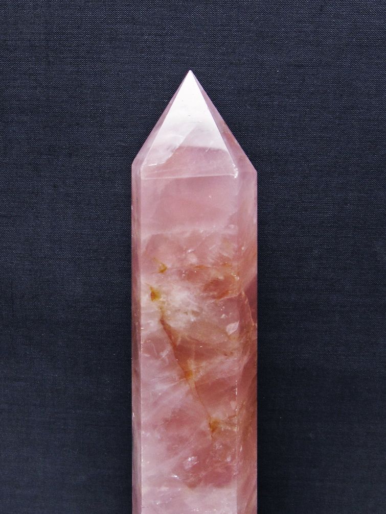 ローズクォーツ六角柱[T332-5931] 2枚目