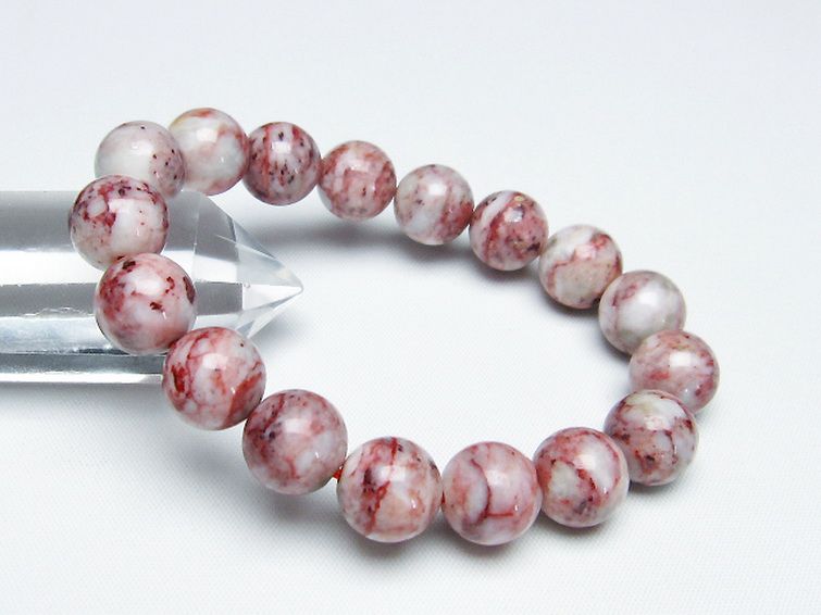 シナバークォーツ　賢者の石 ブレスレット 12mm [T34-11492] 1枚目