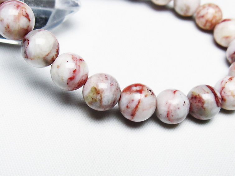 シナバークォーツ　賢者の石 ブレスレット 9mm [T34-12730] 3枚目