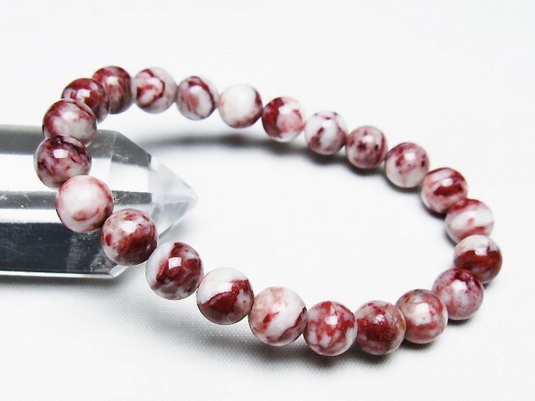 シナバークォーツ　賢者の石 ブレスレット 8mm [T34-12787] 1枚目