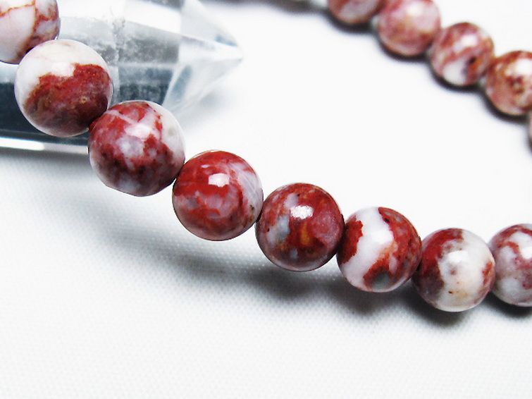 賢者の石を手に運を上げる/シナバー/パワーストーンブレスレット／天然石 パワーストーン 天然石 シナバークォーツ 賢者の石 ブレスレット 9mm