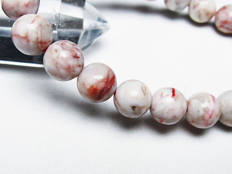 シナバークォーツ　賢者の石 ブレスレット 9mm [T34-12847] 3枚目