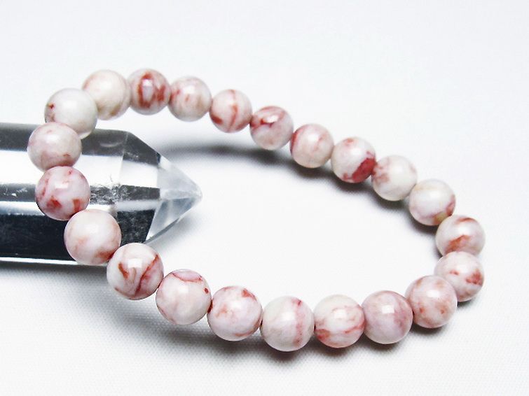 シナバークォーツ　賢者の石 ブレスレット 9mm [T34-12871] 1枚目