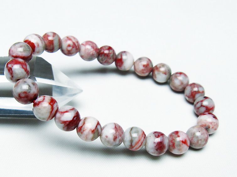 シナバークォーツ　賢者の石 ブレスレット 8mm [T34-13052] 1枚目