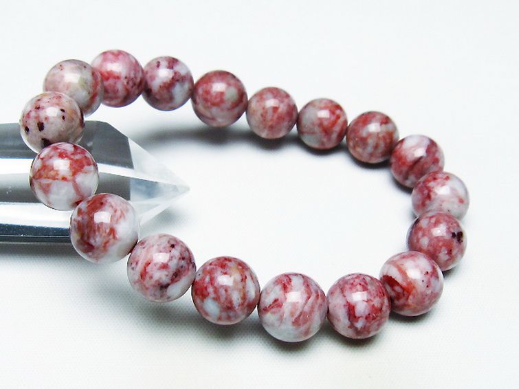 シナバークォーツ　賢者の石 ブレスレット 11mm [T34-13078] 1枚目