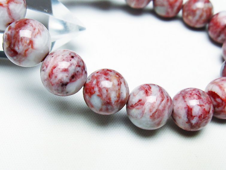 シナバークォーツ　賢者の石 ブレスレット 11mm [T34-13078] 3枚目