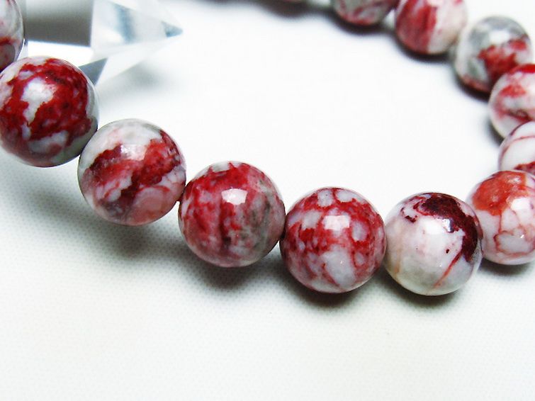 シナバークォーツ　賢者の石 ブレスレット 11mm [T34-13114] 3枚目