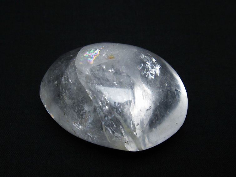 虹入りヒマラヤ水晶原石 [t344-2289] 1枚目