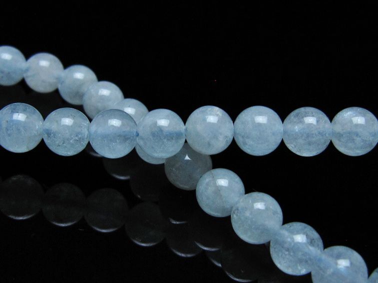 アクアマリンブレスレット 6mm [t35-20765] 2枚目