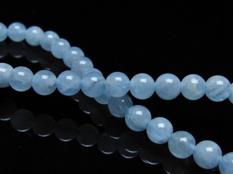 アクアマリンブレスレット 5mm [t35-20808] 2枚目