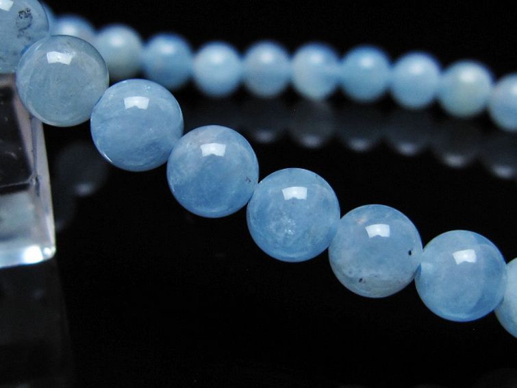 アクアマリンブレスレット 6mm [t35-20817] 3枚目
