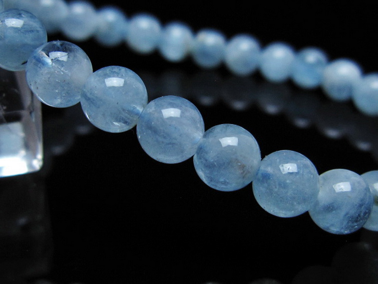アクアマリンブレスレット 6mm [T35-20834] 3枚目