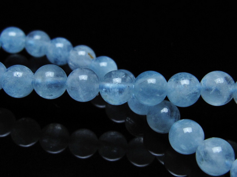 アクアマリンブレスレット 6mm [T35-20837] 2枚目