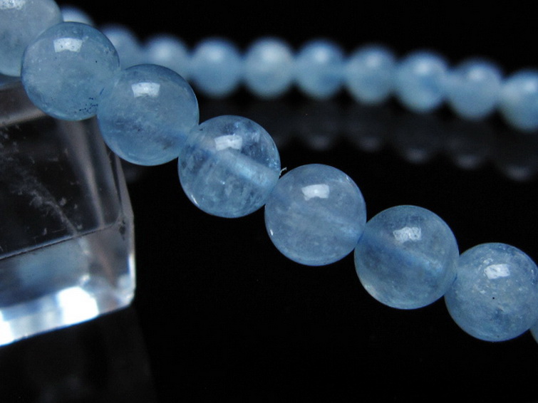 アクアマリンブレスレット 6mm [T35-20837] 3枚目