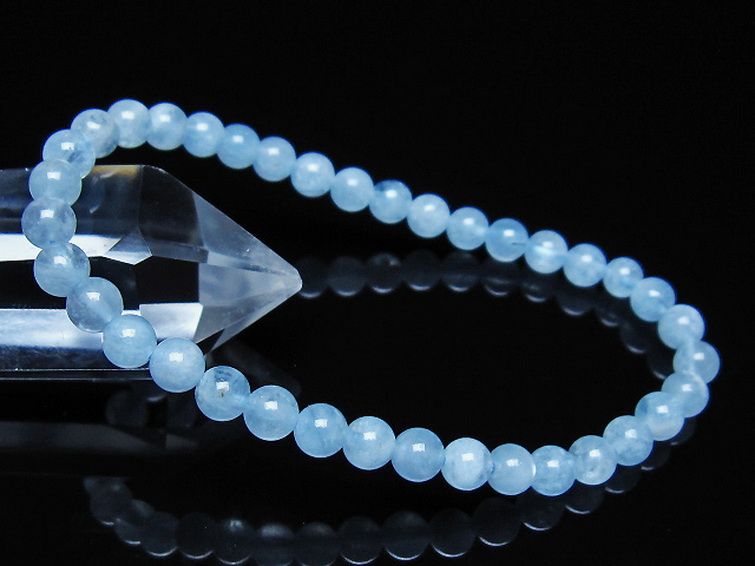 アクアマリンブレスレット 5mm [t35-21120] 1枚目