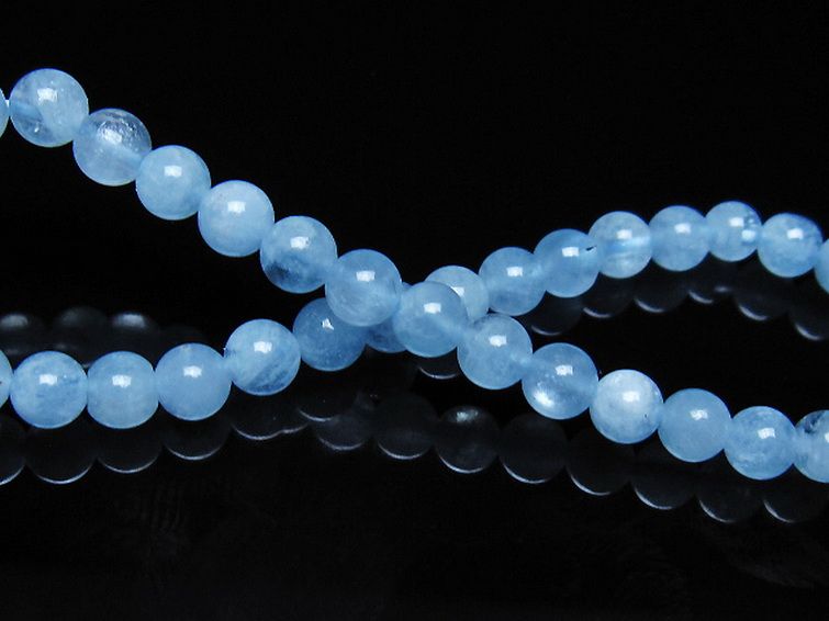アクアマリンブレスレット 5mm [t35-21120] 2枚目