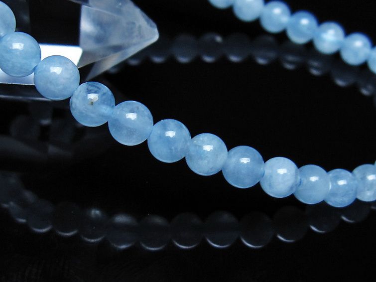 アクアマリンブレスレット 5mm [t35-21120] 3枚目