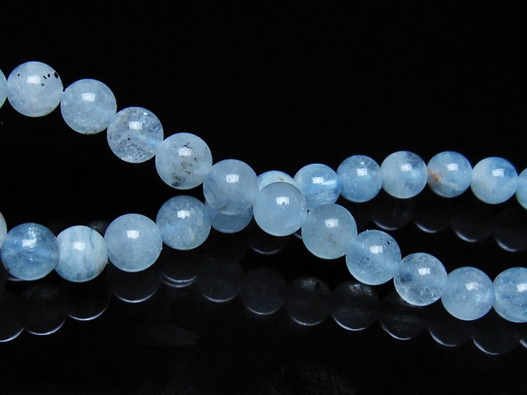 アクアマリンブレスレット 6mm [t35-21184] 2枚目