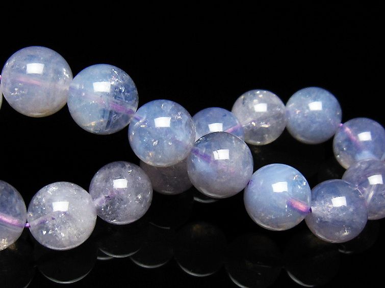 スコロライト（ラベンダークォーツ）ブレスレット 12mm [t352-1673] 2枚目