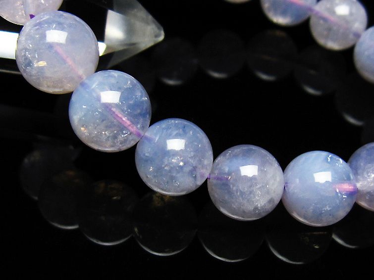 スコロライト（ラベンダークォーツ）ブレスレット 12mm [t352-1673] 3枚目