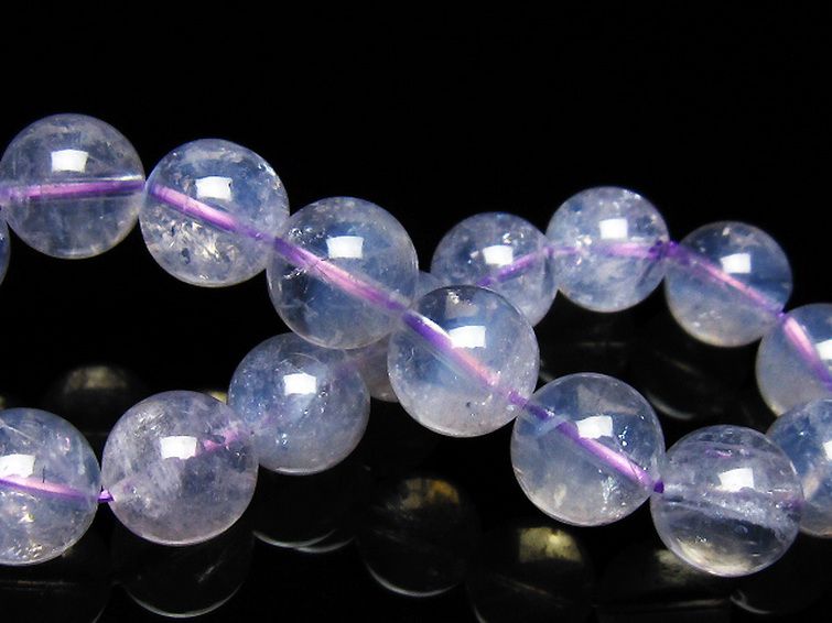 スコロライト（ラベンダークォーツ）ブレスレット 12mm [t352-1703] 2枚目