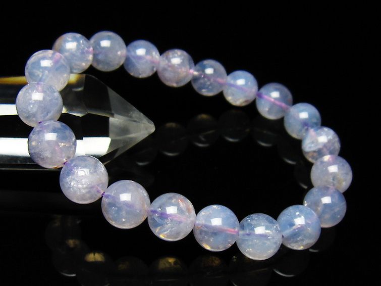 スコロライト（ラベンダークォーツ）ブレスレット 10mm [t352-1715] 1枚目
