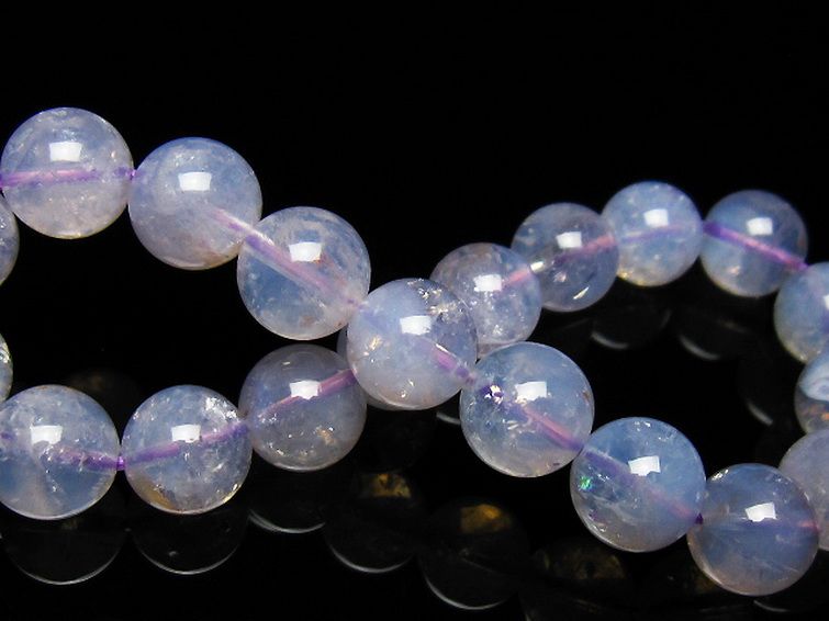 スコロライト（ラベンダークォーツ）ブレスレット 10mm [t352-1715] 2枚目