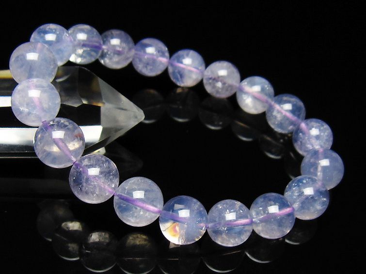 スコロライト（ラベンダークォーツ）ブレスレット 10mm [t352-1726] 1枚目