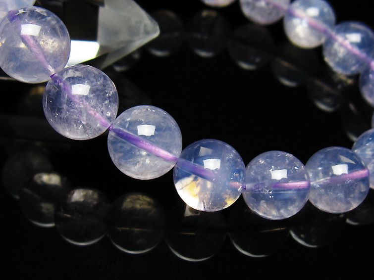 スコロライト（ラベンダークォーツ）ブレスレット 10mm [t352-1726] 3枚目