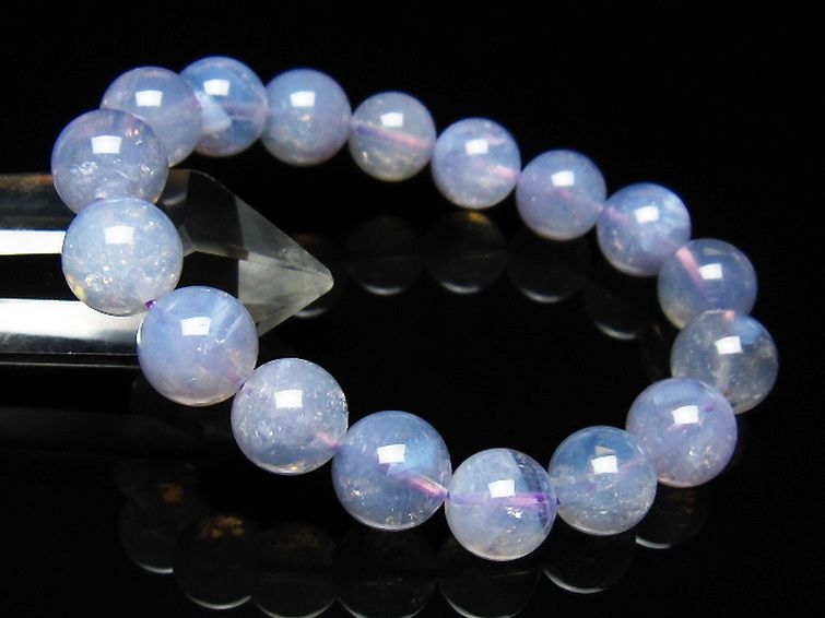 スコロライト（ラベンダークォーツ）ブレスレット 12mm [t352-1734] 1枚目