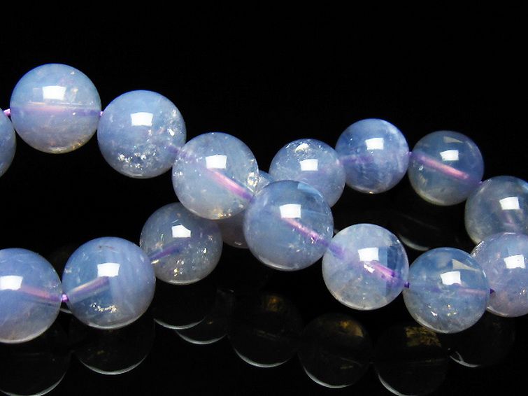 スコロライト（ラベンダークォーツ）ブレスレット 12mm [t352-1734] 2枚目