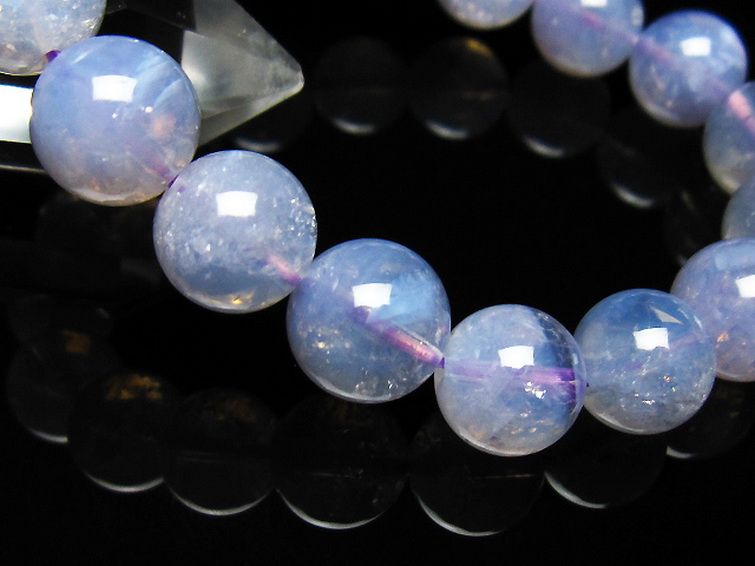 スコロライト（ラベンダークォーツ）ブレスレット 12mm [t352-1734] 3枚目