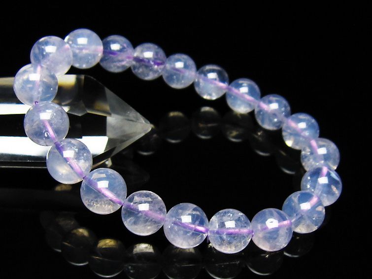 スコロライト（ラベンダークォーツ）ブレスレット 10mm [t352-1747] 1枚目